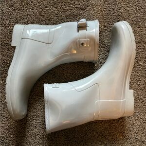 Hunter Grey Rain Boots
